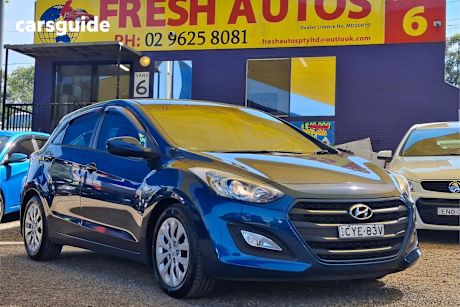 Blue 2015 Hyundai I30 Hatch ACTIVE F