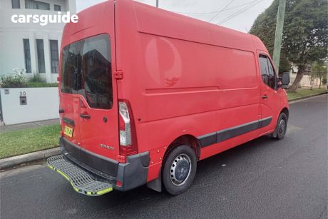 Red 2016 Renault Master Commercial F
