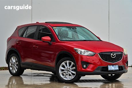 Red 2013 Mazda CX-5 SUV GRAND TOURING 4WD