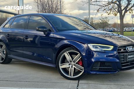 Blue 2020 Audi S3 Hatch 4WD