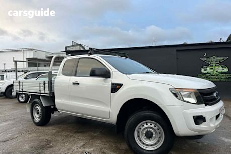 White 2012 Ford Ranger Super Cab Chassis Xl 2.2 Hi-Rider (4X2)