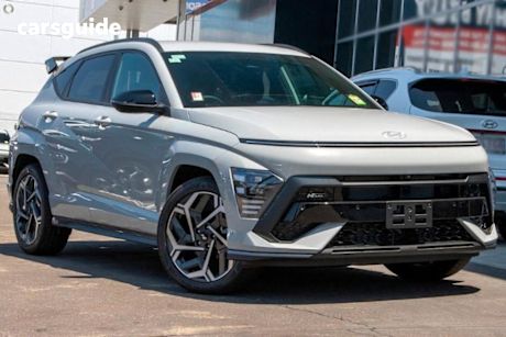 Grey 2025 Hyundai Kona SUV PREMIUM N LINE F