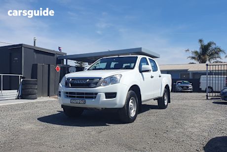 White 2014 Isuzu D-MAX Crew Cab Utility Sx Hi-Ride (4X2)