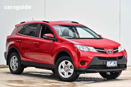 Red 2014 Toyota RAV4 SUV GX F