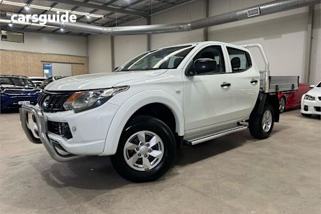 White 2016 Mitsubishi Triton Ute Tray GLX 4X4