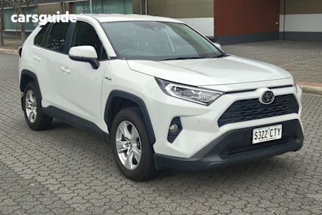 White 2021 Toyota RAV4 SUV GX F
