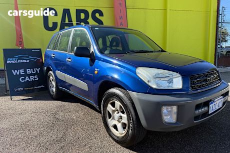 Blue 2001 Toyota RAV4 SUV EDGE 4X4