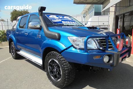 Blue 2015 Toyota Hilux Ute Tray SR5 4X4