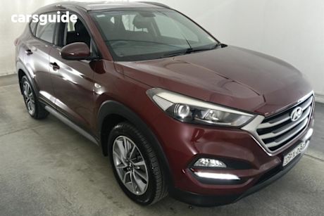 Red 2017 Hyundai Tucson Wagon Active X (Fwd)