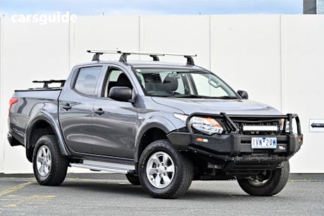 Grey 2017 Mitsubishi Triton Ute Tray GLX+ 4X4