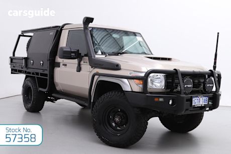 Gold 2018 Toyota Landcruiser Cab Chassis Gxl (4X4)