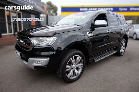 Black 2017 Ford Everest Wagon Titanium