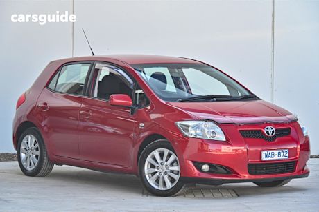 Red 2007 Toyota Corolla Hatch CONQUEST F