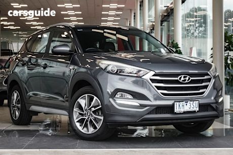 Grey 2017 Hyundai Tucson SUV ACTIVE X F