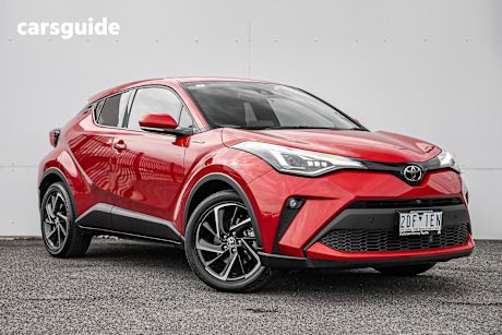 Red 2022 Toyota C-HR SUV KOBA F