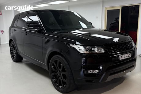Black 2014 Land Rover Range Rover Sport Wagon 3.0 Tdv6 Se