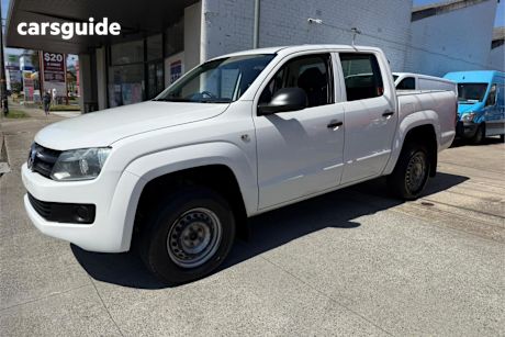 White 2015 Volkswagen Amarok Ute Tray TDI340 R
