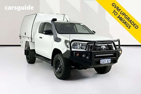 White 2019 Toyota Hilux X Cab Cab Chassis Sr (4X4)
