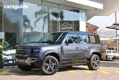 Grey 2022 Land Rover Defender SUV 110 P400 X-DYNAMIC HSE 4X4