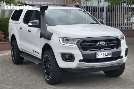 White 2020 Ford Ranger Ute Tray WILDTRAK 4X4