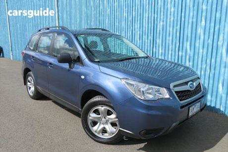 Blue 2013 Subaru Forester Wagon 2.5I