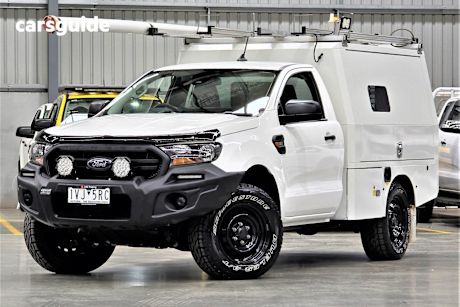 White 2022 Ford Ranger Ute Tray XL 4X4