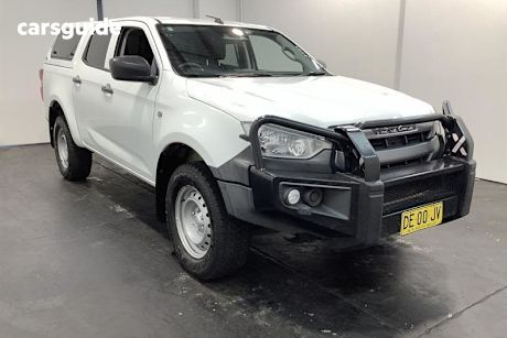 White 2022 Isuzu D-MAX Crew Cab Chassis Sx (4X2) High-Ride