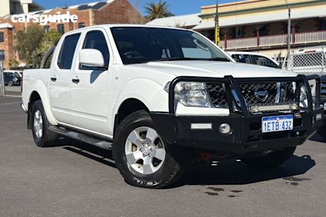 White 2015 Nissan Navara Ute Tray RX 4X4