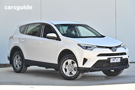 White 2017 Toyota RAV4 SUV GX F