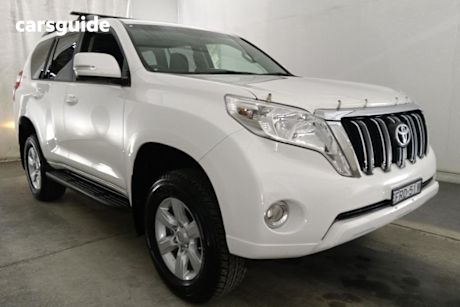 White 2016 Toyota Landcruiser Prado Wagon Gxl (4X4)
