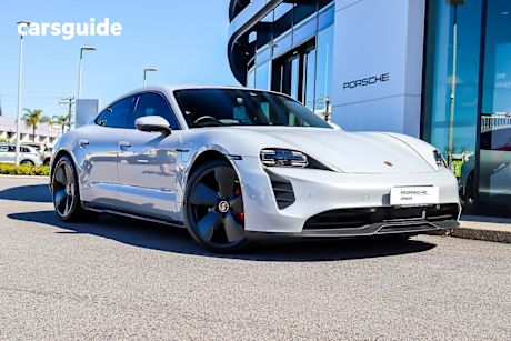 Grey 2021 Porsche Taycan Sedan 4S 4WD