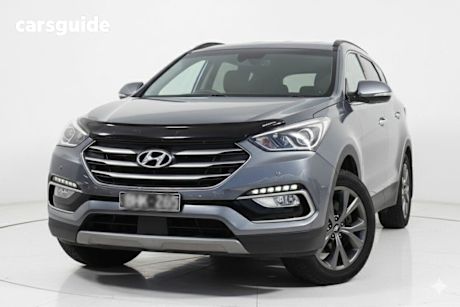 Grey 2017 Hyundai Santa FE Wagon Active X