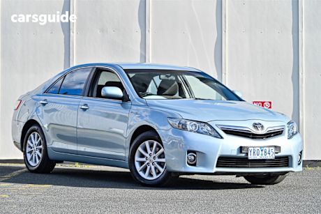 Blue 2009 Toyota Camry Sedan HYBRID F