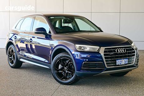 Blue 2017 Audi Q5 SUV TDI DESIGN 4X4
