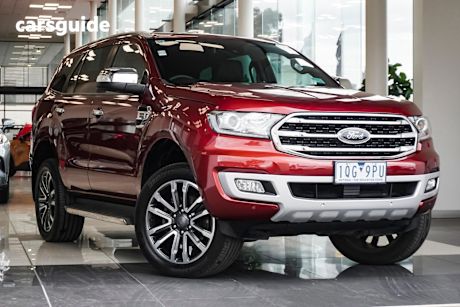 Red 2019 Ford Everest SUV TITANIUM 4X4