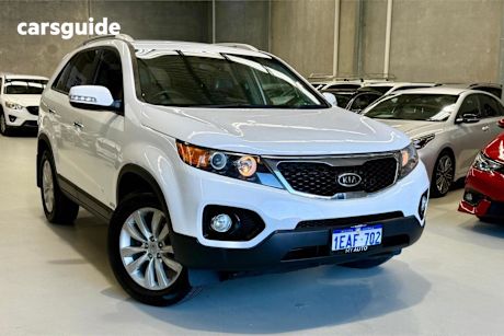 White 2012 Kia Sorento Wagon Sli (4X4)