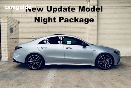 Silver 2024 Mercedes-Benz CLA35 Coupe 4Matic