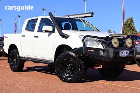 White 2019 Isuzu D-MAX Ute Tray SX 4X4