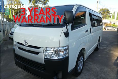 White 2014 Toyota HiAce Van Dx