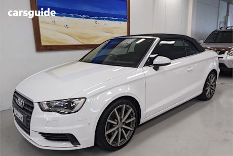 White 2016 Audi A3 Sedan ATTRACTION F