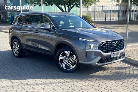 Grey 2021 Hyundai Santa FE SUV ACTIVE 4X4