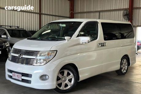White 2008 Nissan Elgrand Commercial E51 HIGHWAY STAR