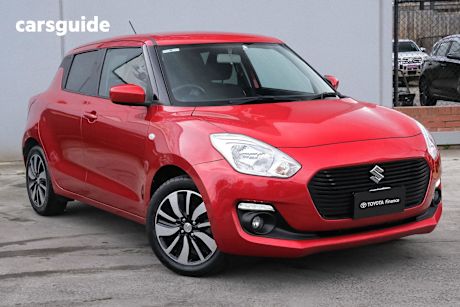 Red 2017 Suzuki Swift Hatchback Gl Navigator