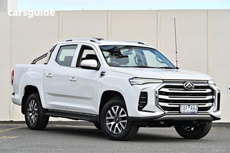 White 2022 LDV T60 Ute Tray MAX PRO 4X4