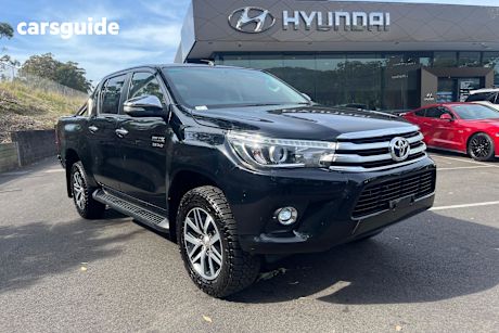 Black 2018 Toyota Hilux Dual Cab Utility Sr5 (4X4)