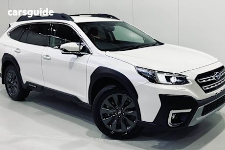 White 2024 Subaru Outback SUV AWD 4WD