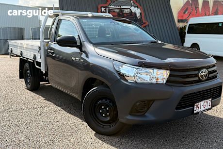 Grey 2022 Toyota Hilux Cab Chassis Workmate (4X2)