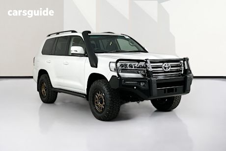 White 2021 Toyota Landcruiser Wagon Lc200 Gxl (4X4)