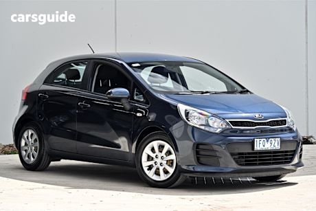 Blue 2015 Kia RIO Hatch S F