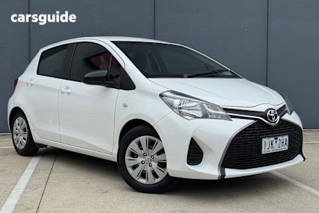 White 2016 Toyota Yaris Hatch ASCENT F